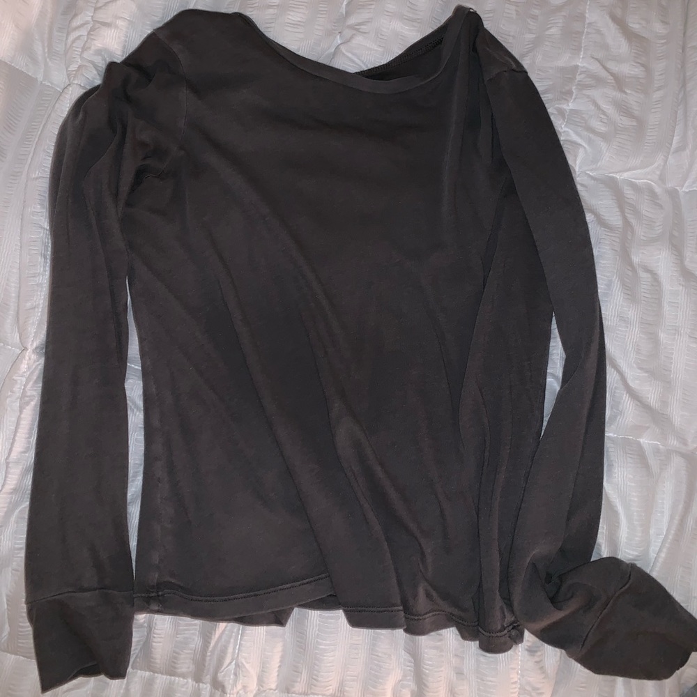 Gray American eagle long sleeve size S